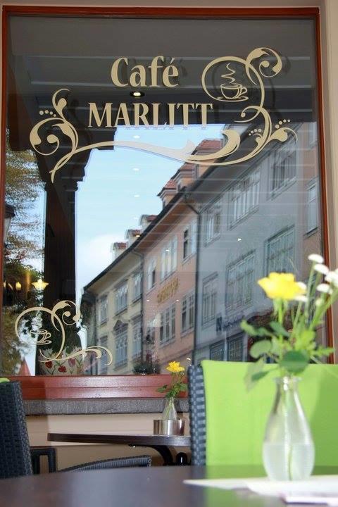 Cafe Marlitt Apartment อาร์นชตัดท์ ภายนอก รูปภาพ
